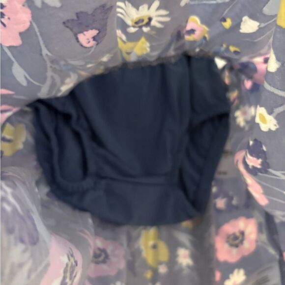 Carter's Floral Blue Dress W/ Bloomers Sz 24 Months - Picture 3 of 5